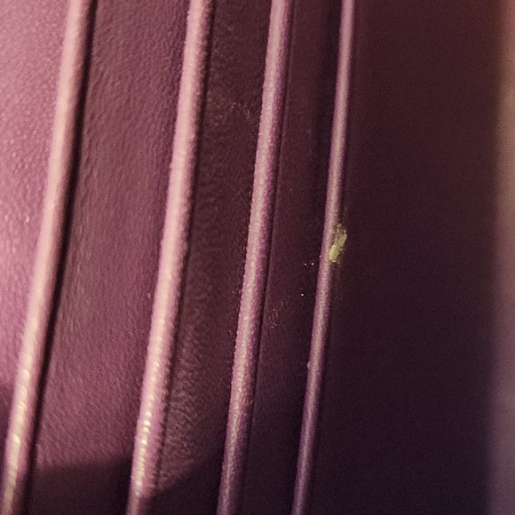 Coach Poppy Raspberry Wallet Wristlet - Picture 8 of 10